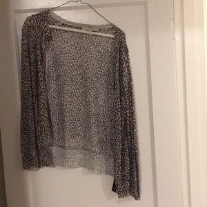 Leopard print sweater